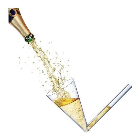 NIB The Wine Savant Set of 6 Champagne Shooters Bachelorette Champs Bong - Picture 1 of 11